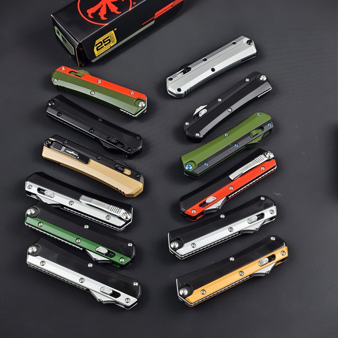 Cross-border Large Microtech OTF Snake God Zinc Alloy Handle EDC Knife Sheath Outdoor Tool Accessories