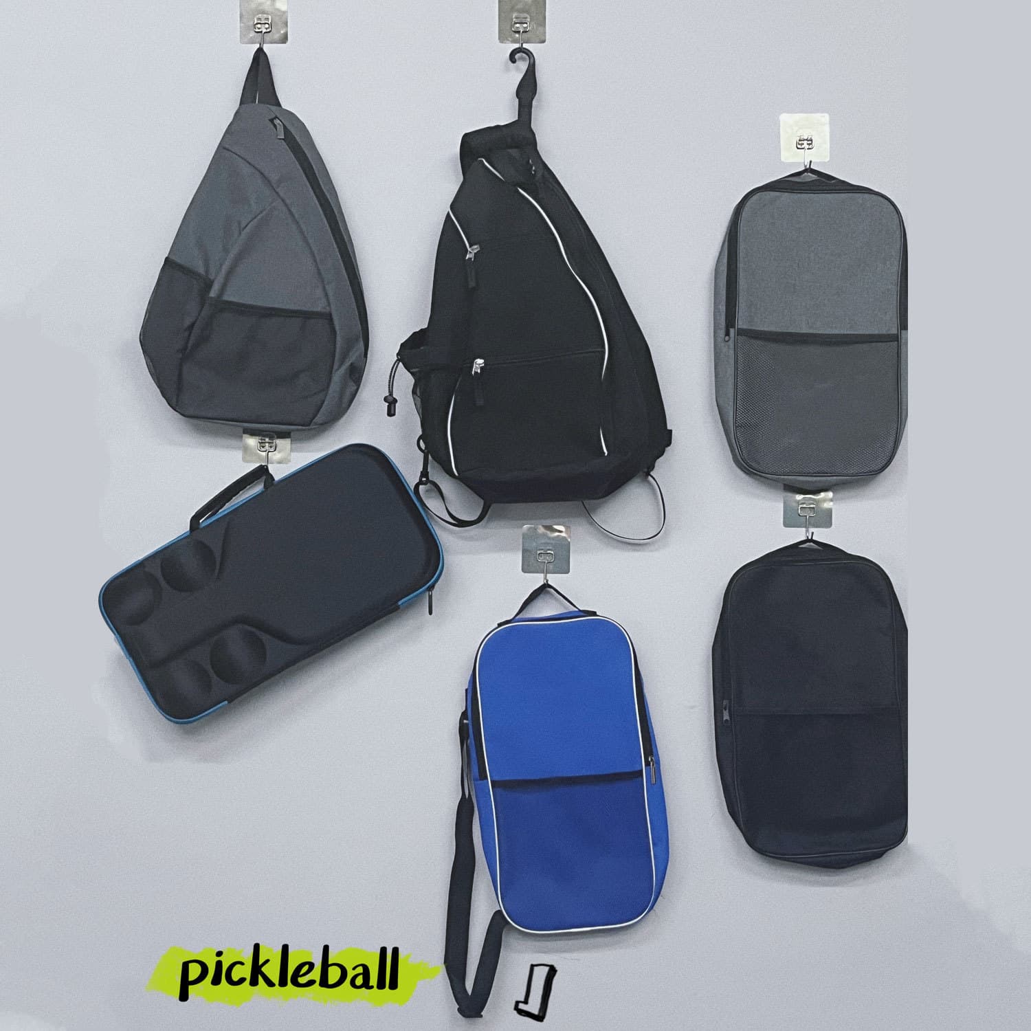 Pickleball Paddle Bag Multifunctional Tennis Bag Tennis Sports Backpack Lanyard Bag Crossbody Bag Pickleball Bag