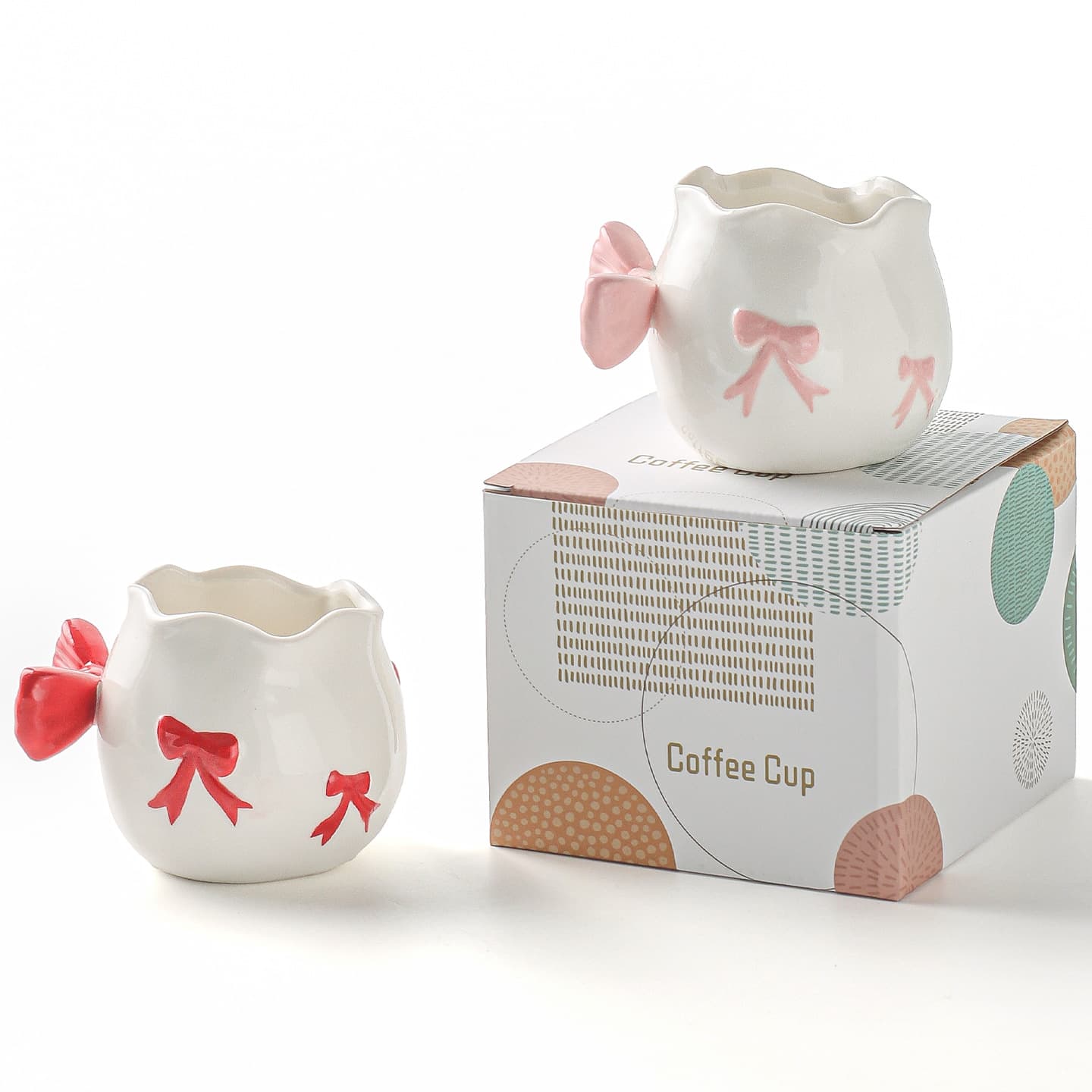 Ceramic Mug Milk Cup Coffee Cup Tea Brewing Hot & Cold Drinks Minimalist Design Office & Home Use