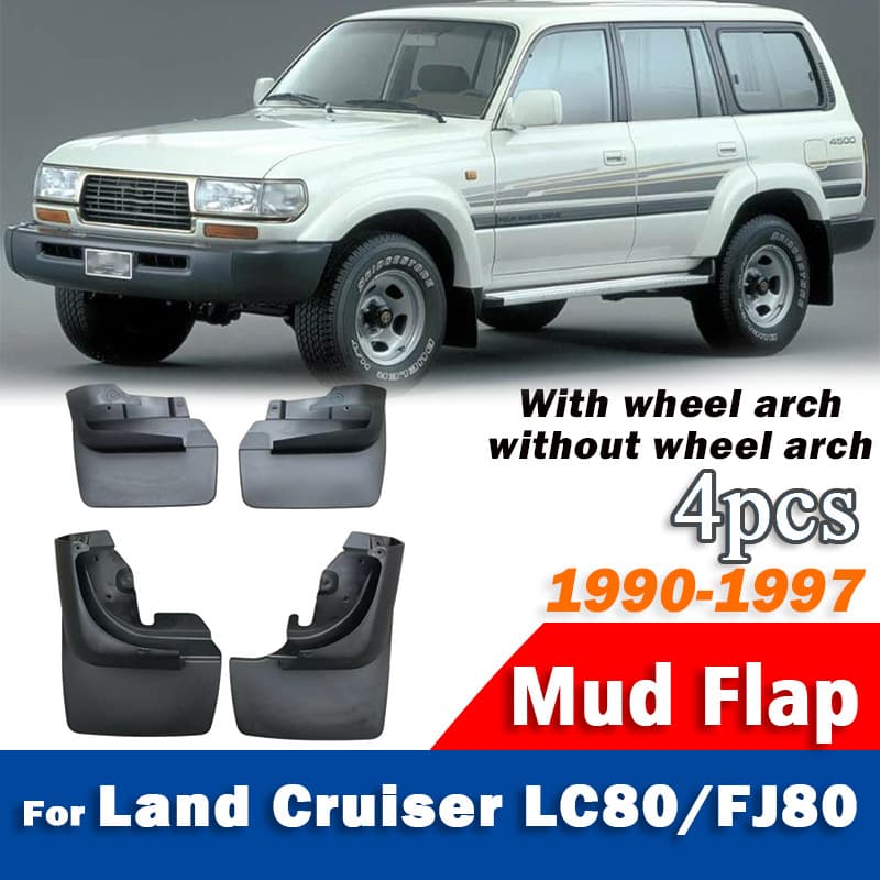 Mud Flaps for Toyota Prado Land Cruiser Prado LC80 FJ80 Auto Parts