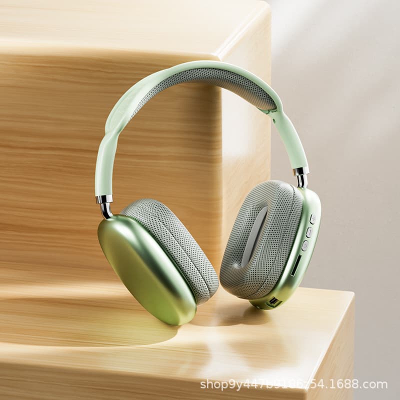 MaxProP9 Wireless Bluetooth Headphones Over-Ear Music Earphone Heavy Bass Earbuds Cross-Border Hot Selling Direct Wholesale