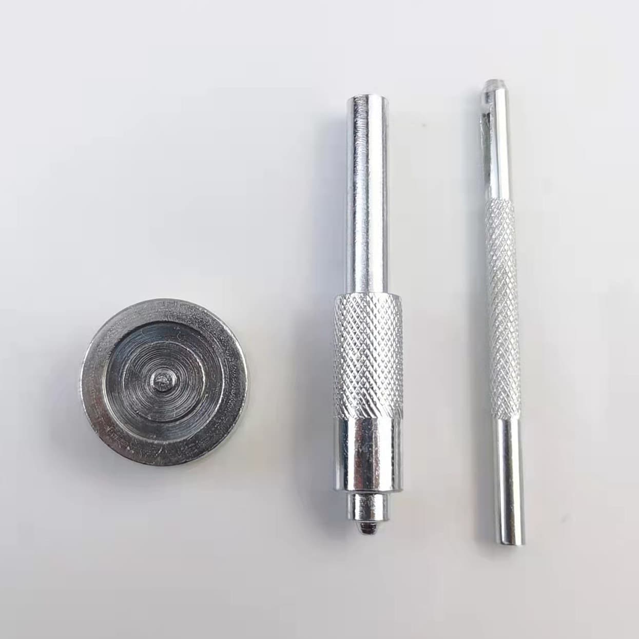 Cross-border New Product 201# White Snap Fastener Tool Metal Four-in-One Snap Fastener Home Installation Tool Hand-Press Snap Fastener Tool