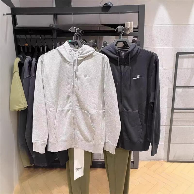 Trendy Hook Unisex Couple Spring/Autumn Hooded Casual Sports Zip-Up Jacket Factory Wholesale