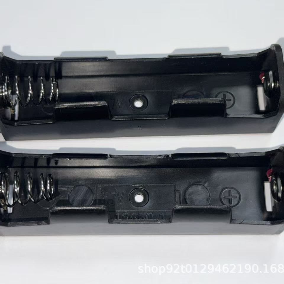 Supply 18650 Single Battery Holder 3.7V One-Cell Uncovered Battery Case 18650 Lithium Battery Holder Red Black Wire