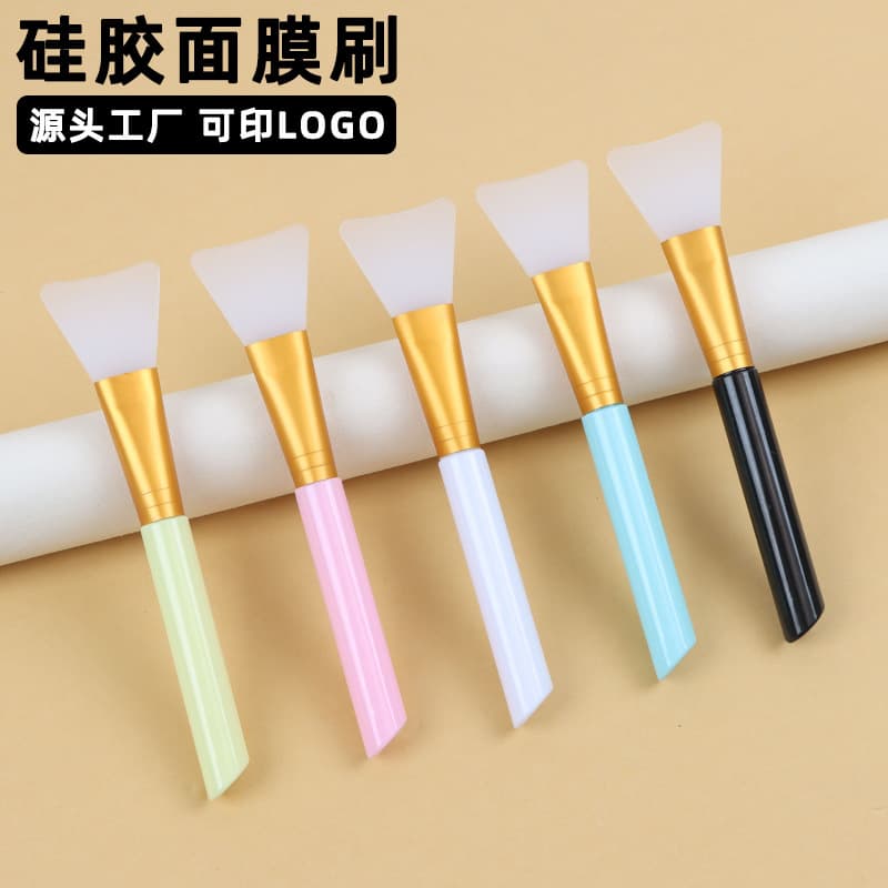 Source Factory Silicone Mask Brush Soft Head Silicone Beauty Brush Mud Mask Application Mask Adjusting Stick DIY Beauty Tool