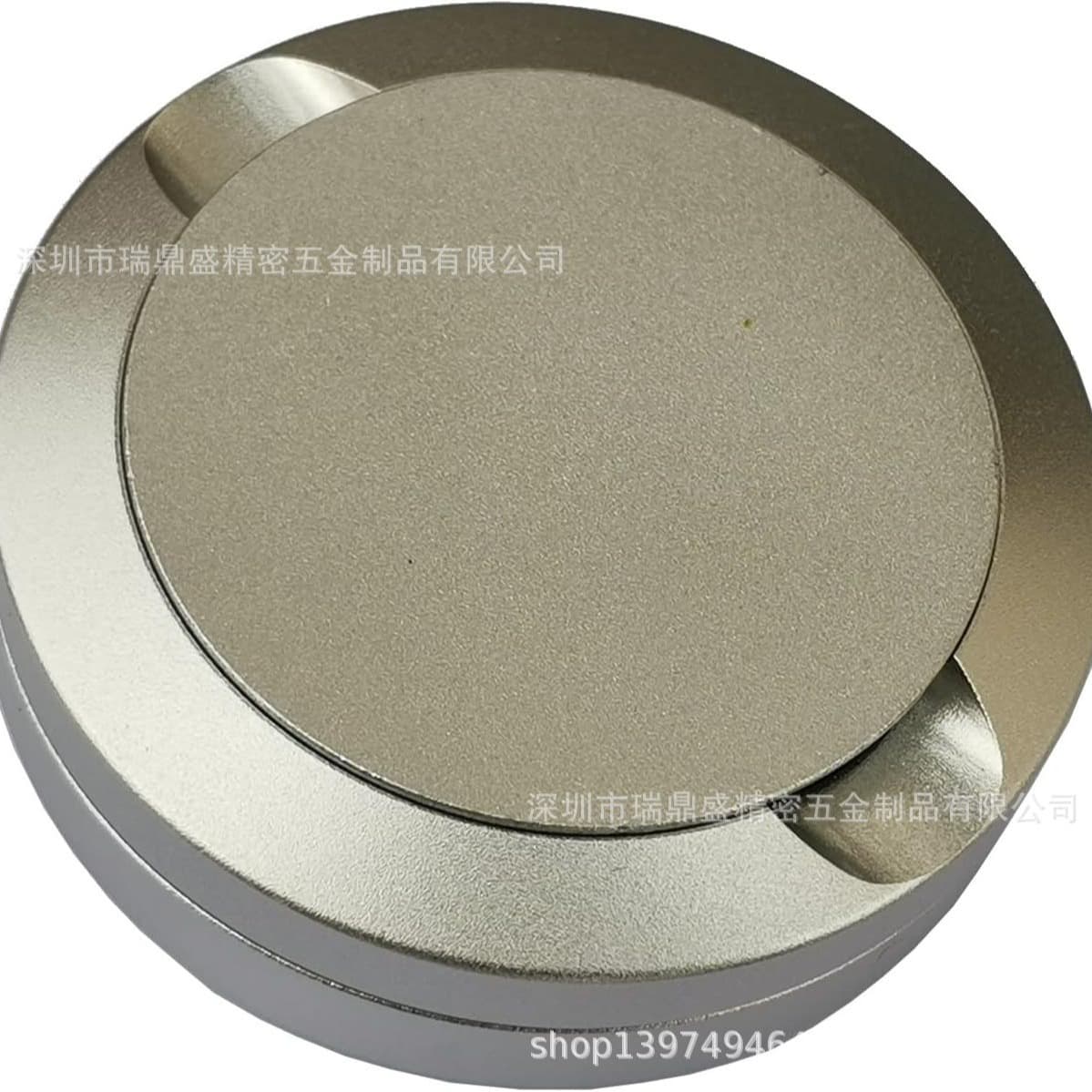 Factory Direct Exquisite Aluminum Alloy Snuff Box Three-Layer CNC Aluminum Box Minimalist Aluminum Snuff Box Customizable Color and Logo