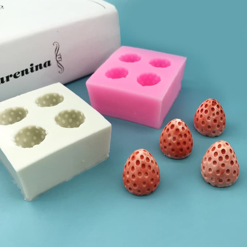 Squeezable Silicone Mold Chocolate Fruit Handmade Soap Candle Diy Kitchen Baking Tools Irregular Shape Cake Moulds