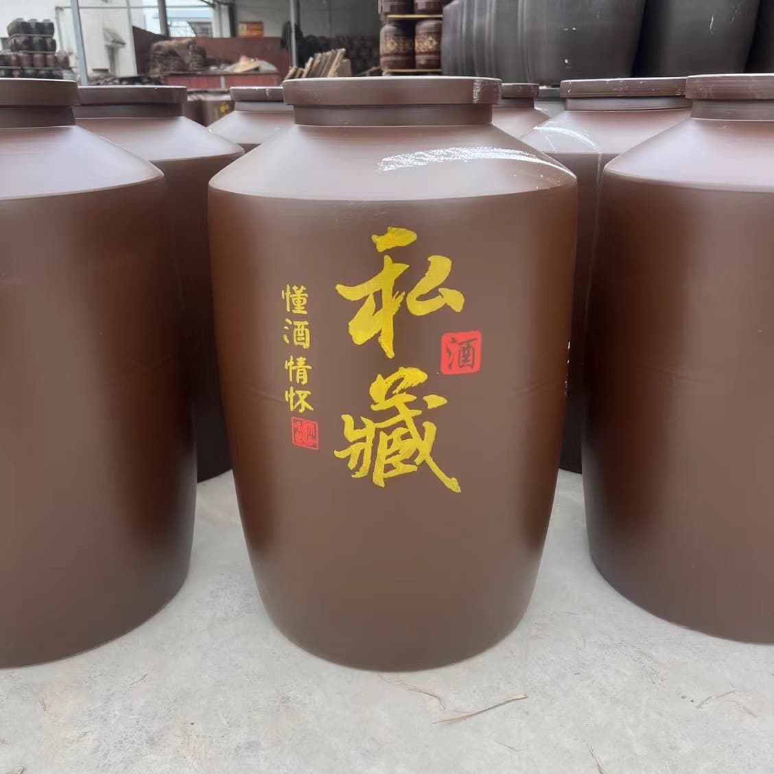 Wholesale private collection straight-neck wine jars with leak-proof sealed lids, logo customization