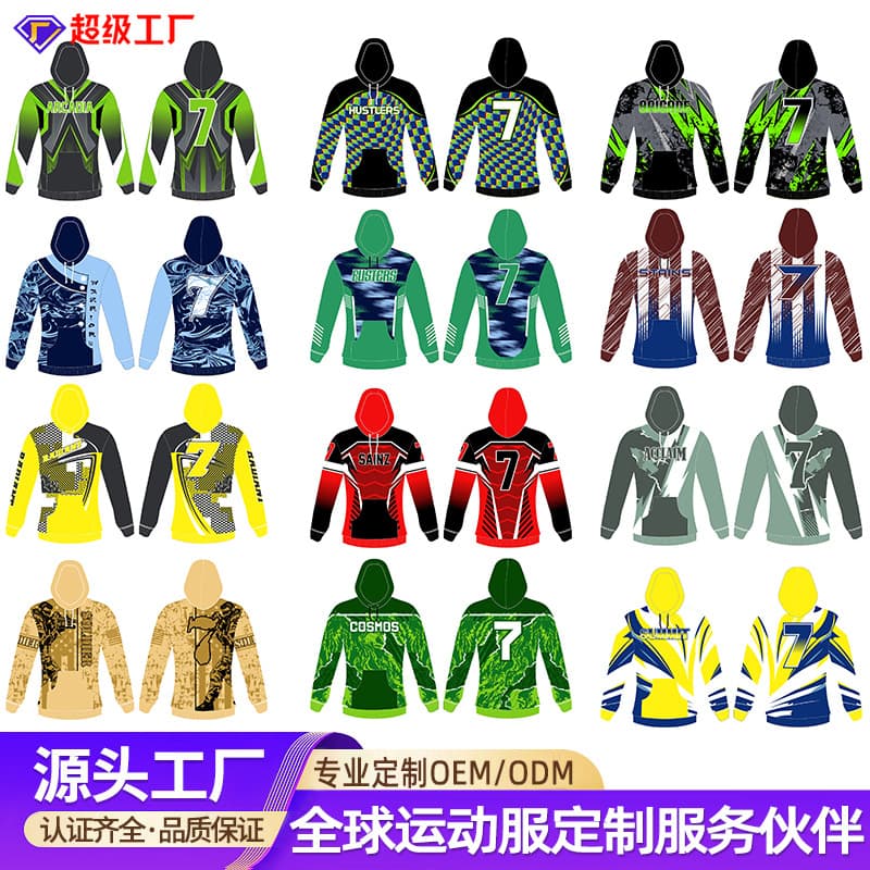 2025 New Fashion Drop Shoulder Unisex Hoodie Loose Fit Hooded Sweatshirt Gradient Thick Pullover with Logo Print