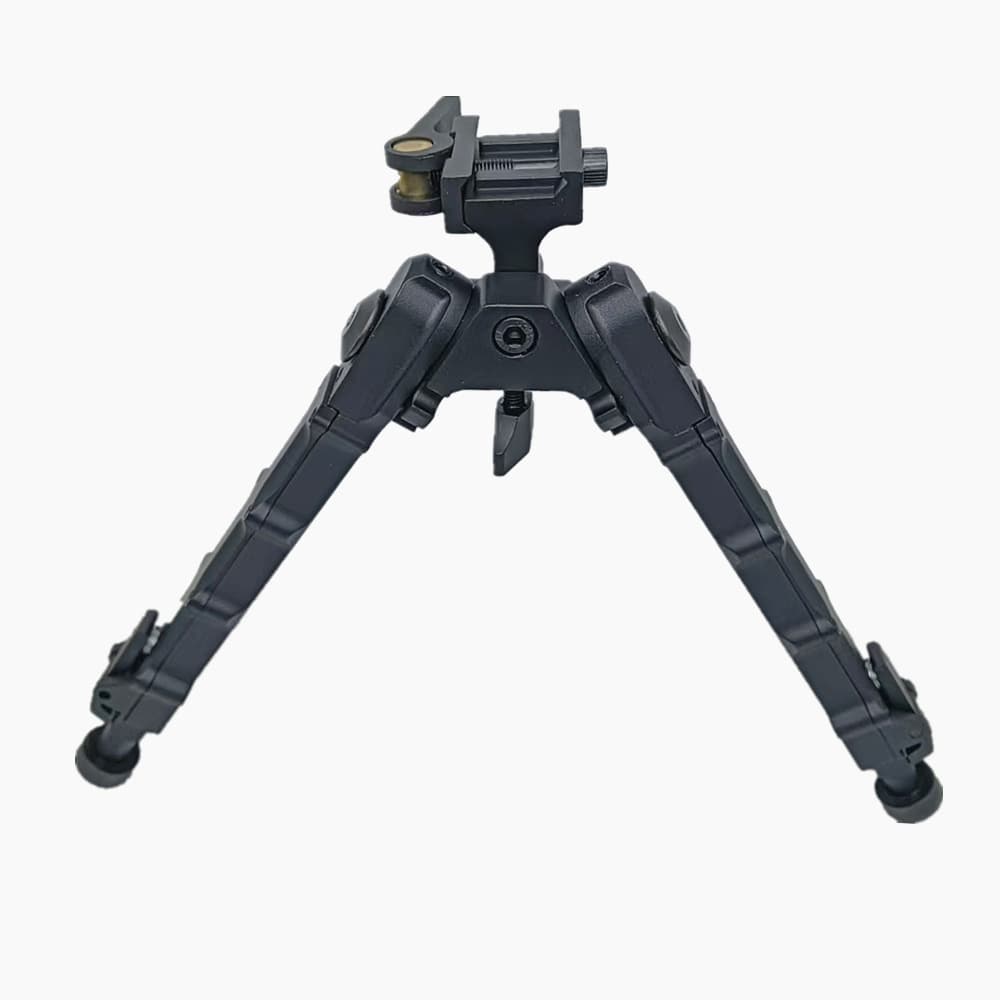 Outdoor Metal Tactical Bipod Retractable Two-Leg Support Stand V9 Integrated Bamboo-Joint Bipod 21mm Quick-Release Mount V9