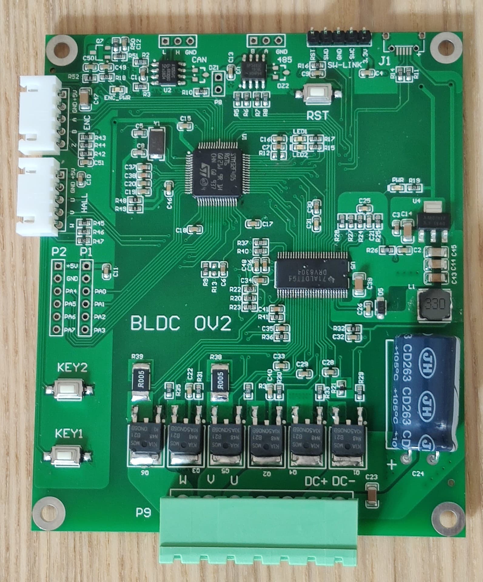 STM32 BLDC PMSM servo motor development board AGV mobile car robotic arm electric screwdriver
