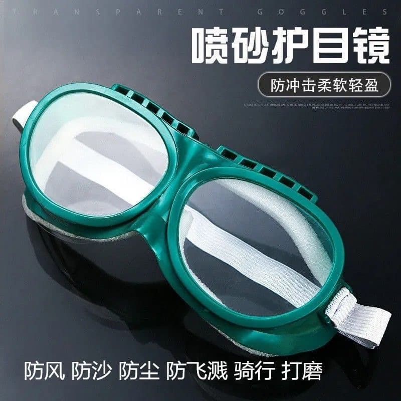 Manufacturer Supply Wind and Dust Protective Glasses, Sponge Goggles with Elastic Strap, Clear Glasses Wholesale