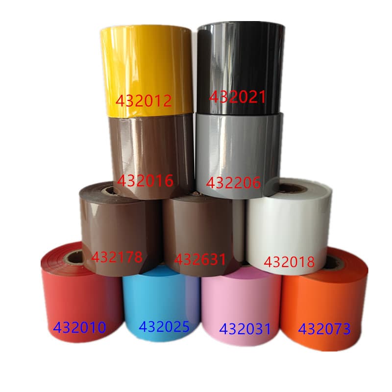 Imported API Hot Stamping Foil 43 Series Universal Electrochemical Aluminum Matte White, Matte Red, Matte Coffee, Matte Black, Matte Pink Foil Gold Paper
