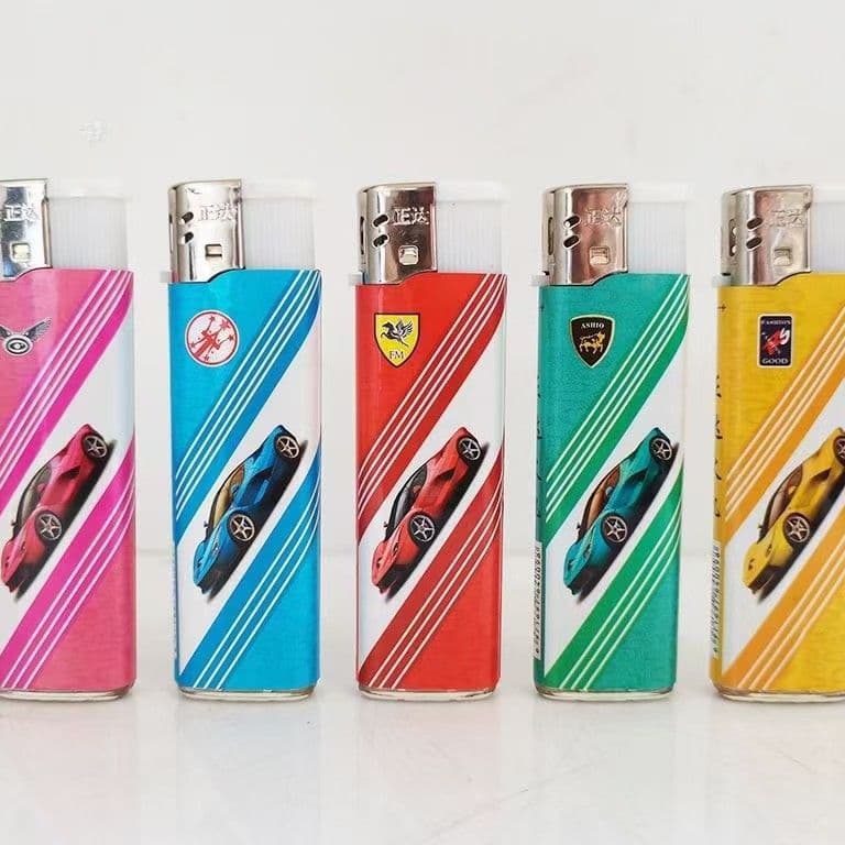 Factory Direct Zhengda 0098 Wrapped Design Lighter – Disposable Lighter – 909 Wrapped Design Lighter