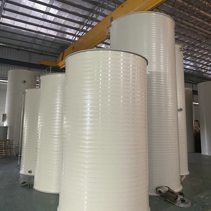 Factory supply PP chemical containers, PPH winding storage tanks, dyeing barrels, and high-quality transport barrels.