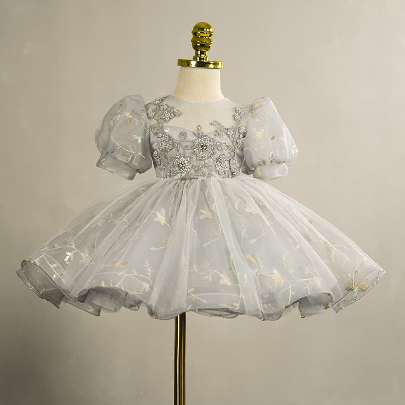 Children's dress, flower girl, wedding, princess dress, birthday host, girl's evening dress, piano performance dress, banquet catwalk show