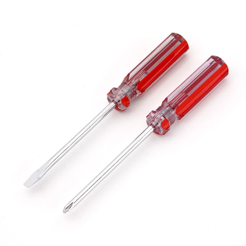 SNJUE Strong Magnetic Hardened Flathead Phillips Manual Screwdriver Massage Handle Retractable Screwdriver Bit Set