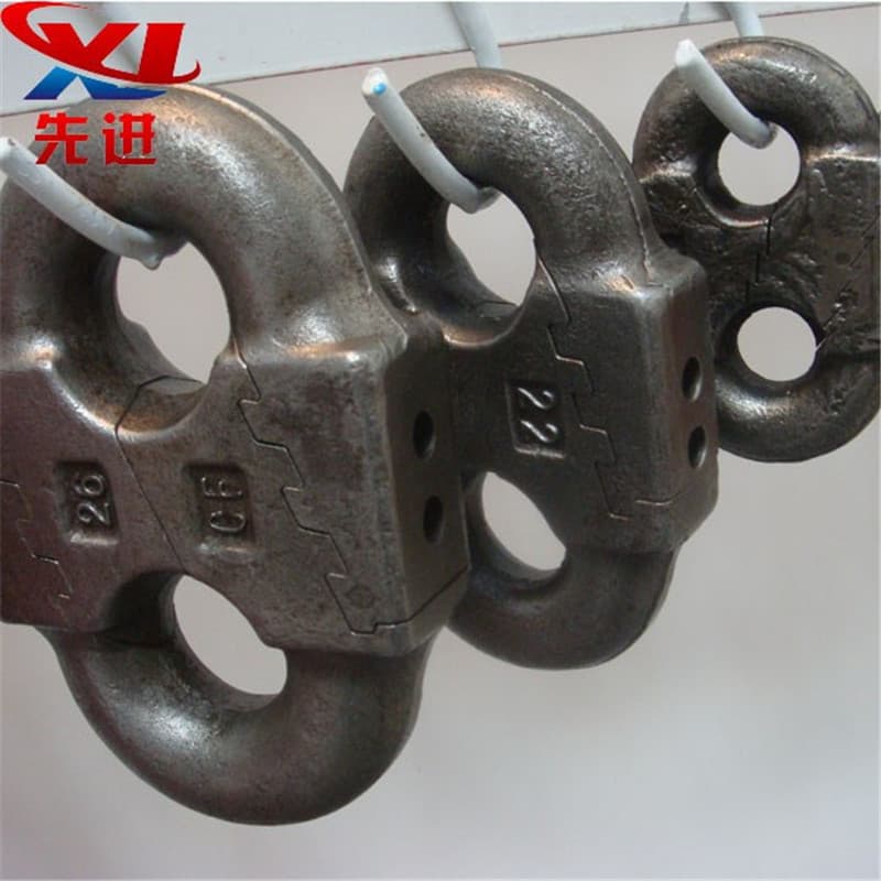 Factory direct sales Φ42*146 flat chain link, mining flat chain link, sawtooth connecting ring