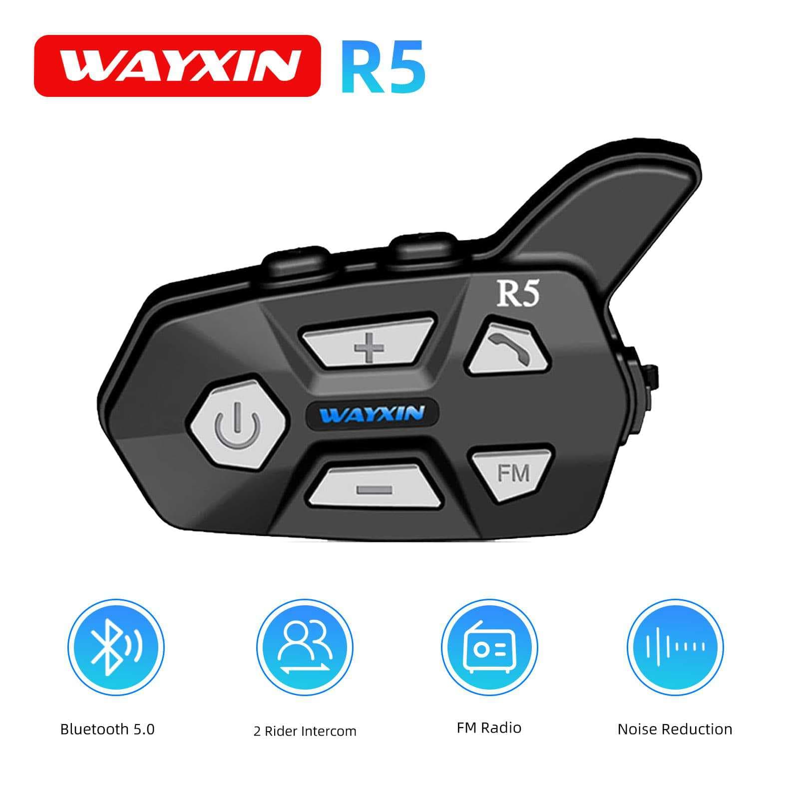 Motorcycle Helmet Bluetooth Intercom FM Radio Bluetooth Headset Helmet Earphones Motorcycle Headphones