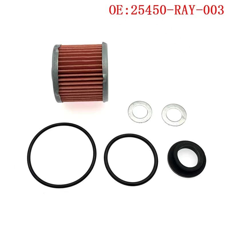 25450-RAY-003 transmission filter element is suitable for Honda Accord and Odyssey.