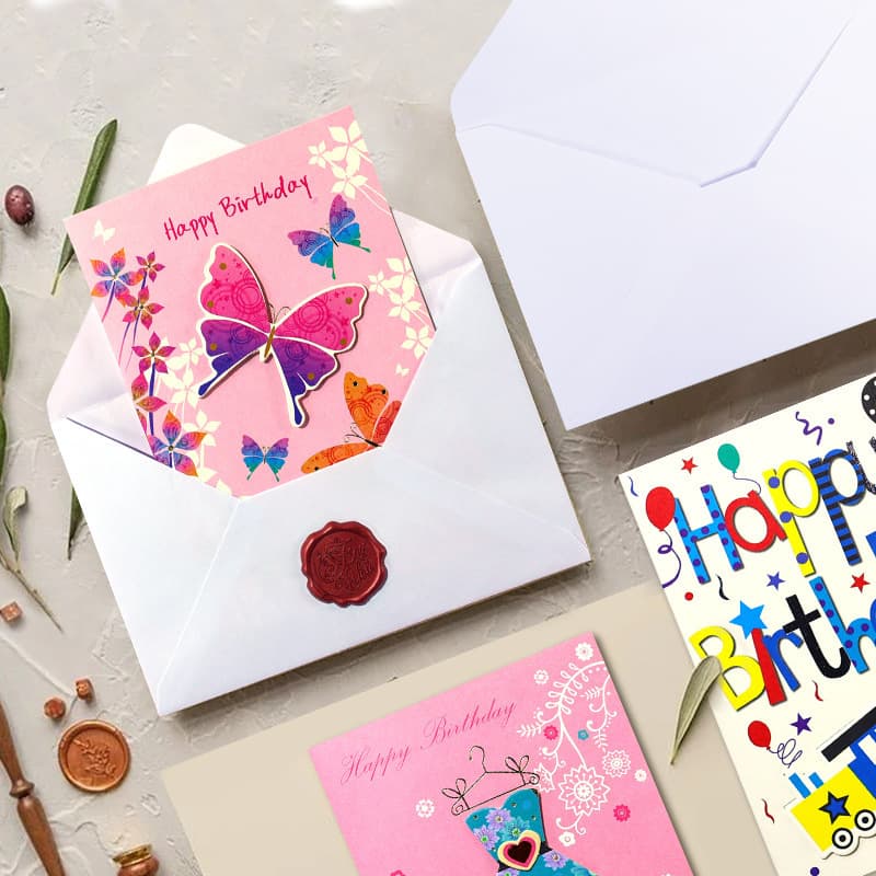 3D Pop-up Birthday Card with Happy Birthday Greeting, Father's Day Greeting Card, Mother's Day