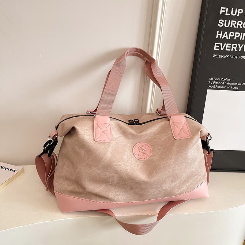 Cross-Border Short-Distance Travel Bag Women's New Portable Large-Capacity Lightweight Luggage Bag Storage Bag Business Trip Portable Luggage Bag
