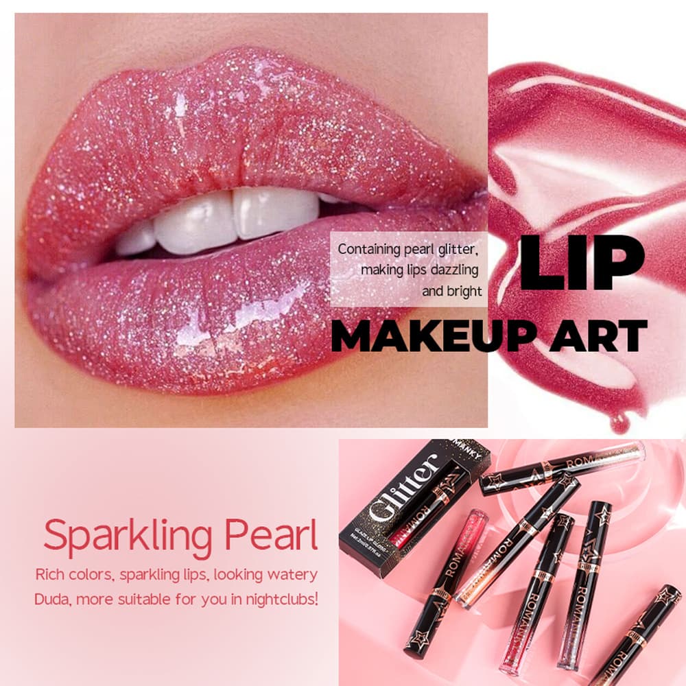 Cross-border Supply Pearl Lip Gloss Long-lasting Waterproof Lip Makeup Hot Selling Wholesale