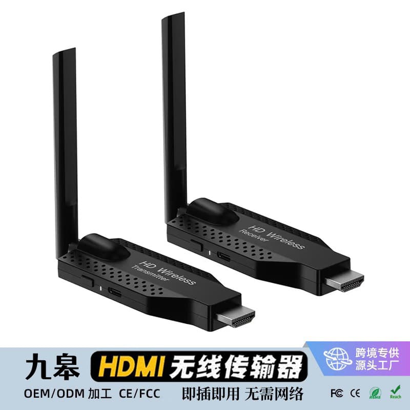 HDMI Wireless Extender High-Definition Video Screen Mirroring Receiver Transmitter for Laptop TV