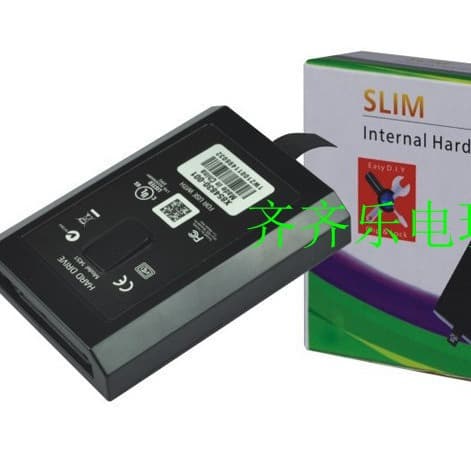 X-BOX360 Thin Hard Drive Case: X-BOX360 SLIM Neutral Hard Drive Outer Shell Protective Case Storage Box