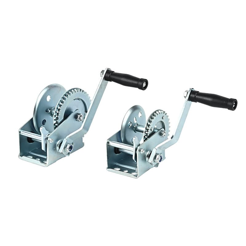Wholesale Hand Winch Small Portable Hoist 1200lbs Manual Winch 600lb Steel Cable Hand Crank Winch