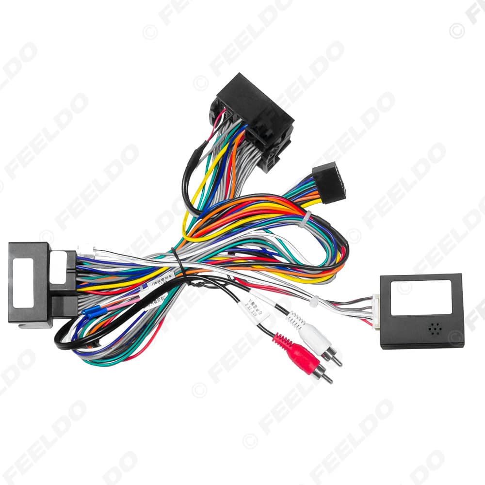 Compatible with 2006-2010 BMW X3/E83 Android Large Screen Navigation Modification Power Cable Canbus Protocol Box Tail Cable