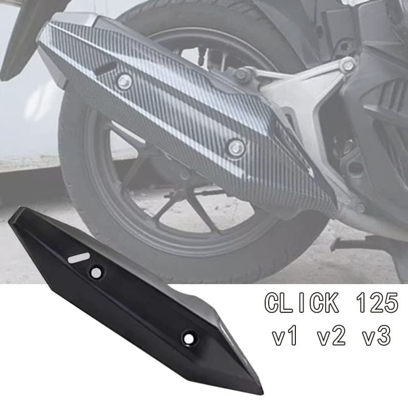 Motorcycle Modified Accessories Exhaust Pipe Cover CLICK125 V1 V2 V3 Exhaust Pipe Heat Shield Southeast Asia