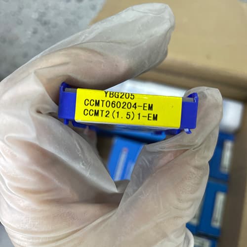 CCMT060204-EM Zhuzhou Cemented Carbide Inserts YBG205 CNC Machining Carbide Inserts