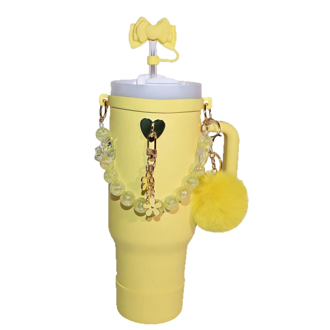 Ice Crackle Bow Set for Stanley 40oz/30oz Silicone 7-Piece Accessories