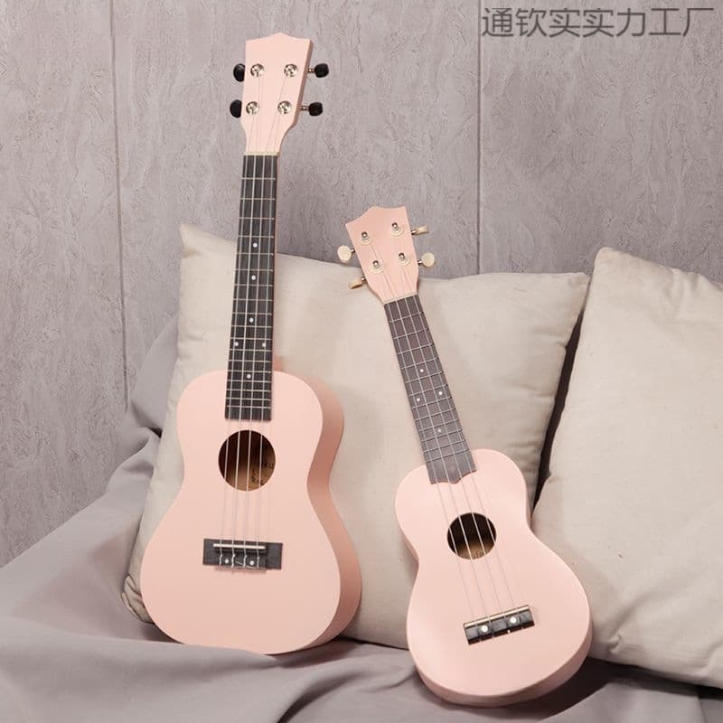 Cute Ukulele for Students, Children's Instrument Beginner Guitar Toy, Playable Birthday Gift for Singing Along