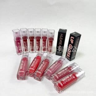 In Stock Huda Beauty New Mirror Lip Gloss High Shine Lip Gloss Long Lasting 3.9ml
