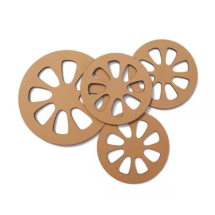 Custom Cardboard Round Extra Rigid Craft Corrugated Carton Board Partition Three-ply Five-ply Handmade DIY Corrugated Baffle