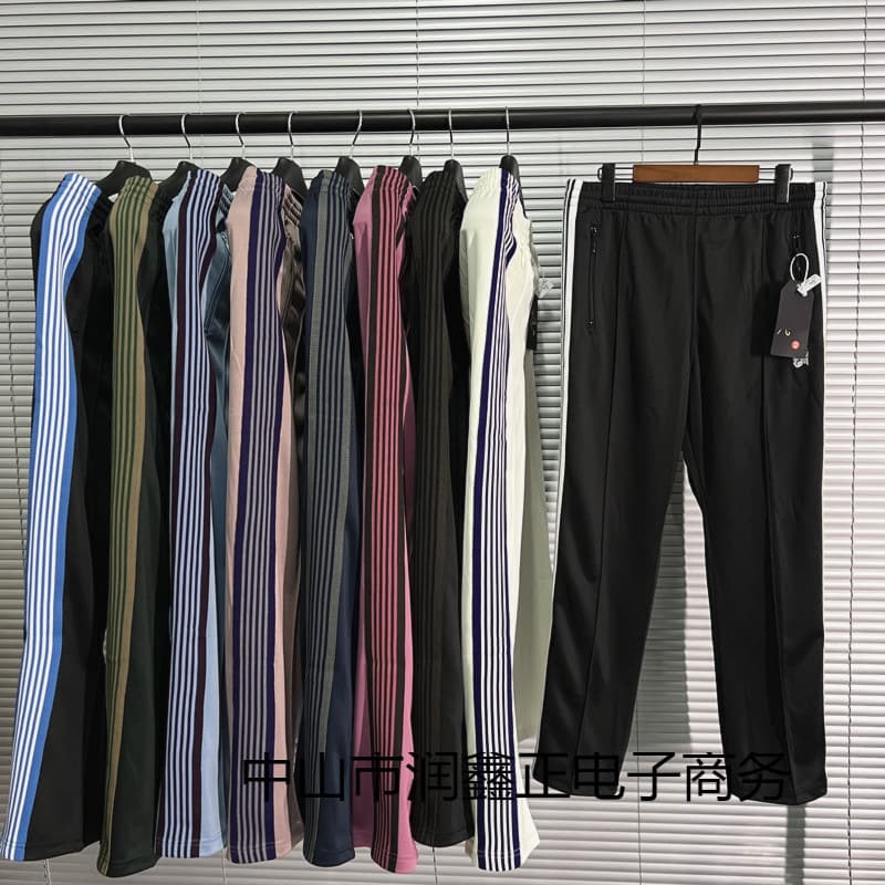 22FW Butterfly Embroidered Logo Co-brand Sports School Uniform Suit Men's and Women's Bar Ribbon Casual Sportswear Sports Pants