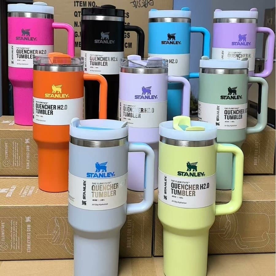 Cross-border Stanley 2nd Gen 40oz Handle Cup 304 Stainless Steel Insulated Car Cup Large Capacity Ice Tumbler