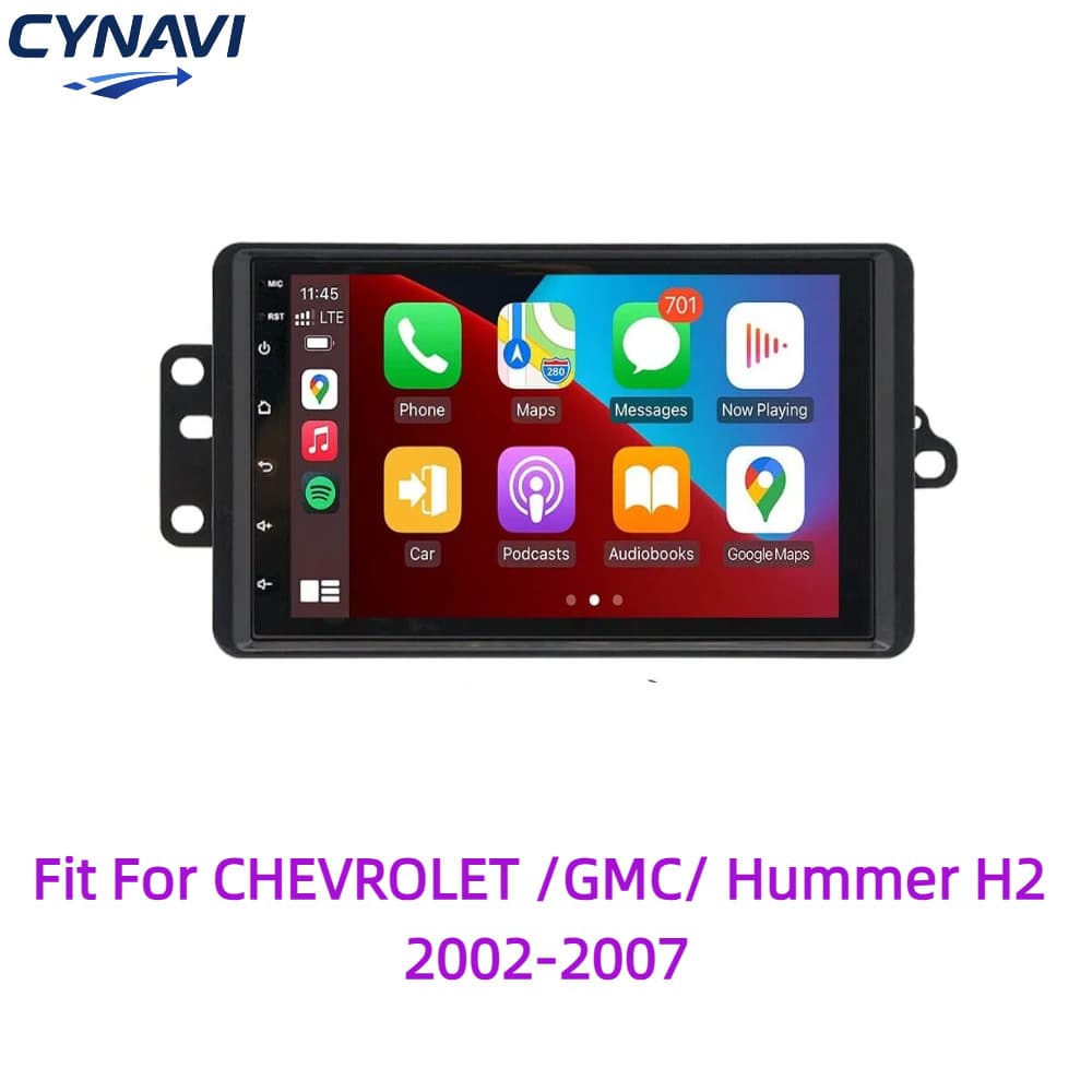 GMC HUMMER H2 Carplay Smart Reverse Camera GPS Android Large Screen Navigation