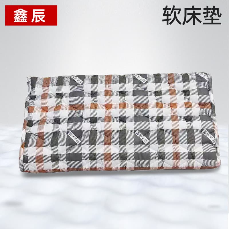 Factory wholesale thin 1.2-meter single mattress for school dormitories, soft mattresses for student dormitories, and home use; synthetic fiber mattresses.