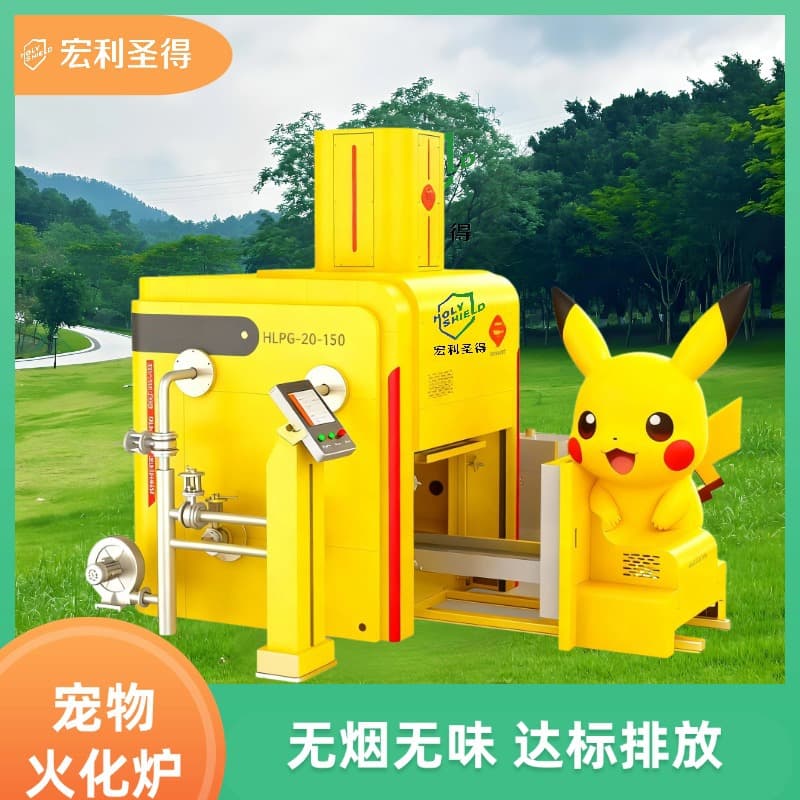 70kg diseased pet incineration equipment, smokeless and odorless animal incinerator, environmentally friendly pet incinerator.