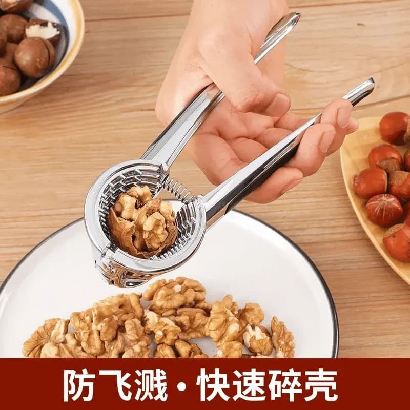 Multi-functional Nut Cracker, Walnut and Hazelnut Shelling Tool with Funnel Design