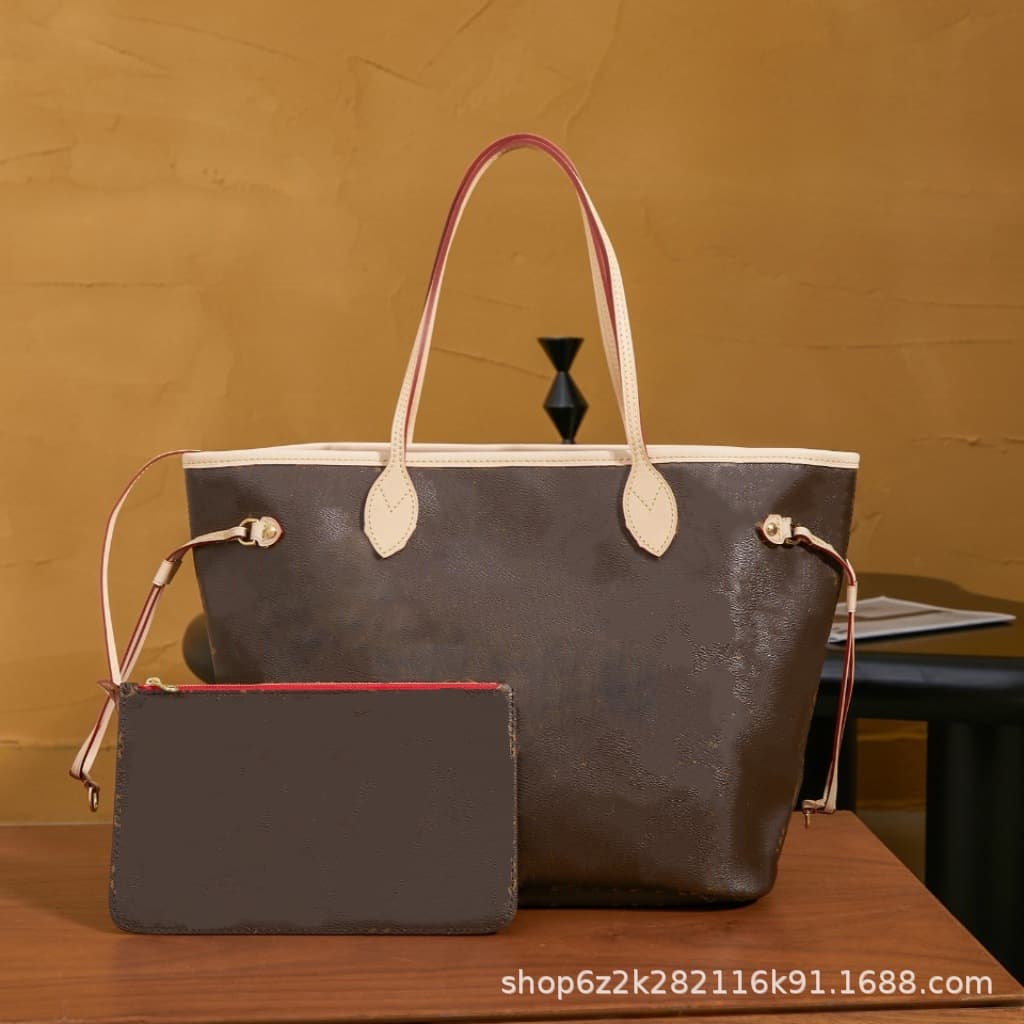 M&LV classic presbyopic neverfull medium tote bag big-name shopping bag shoulder handbag
