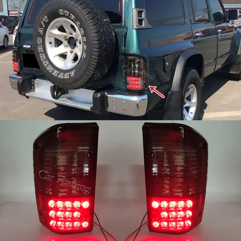Suitable for Patrol 87-97 Y60 tail light assembly patrol brake light LED turn signal rear tail light