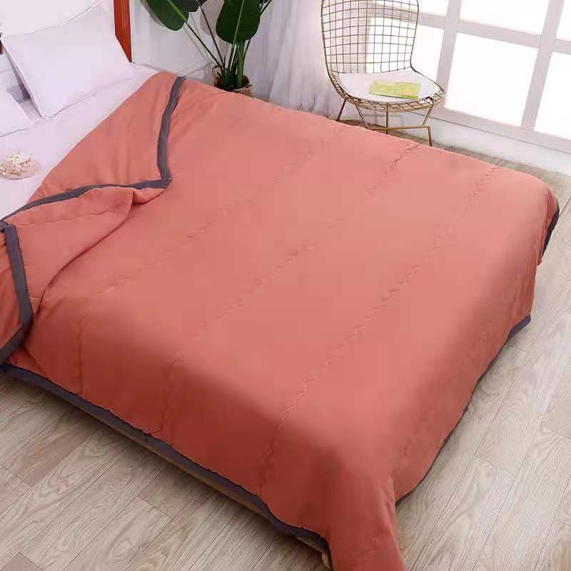 【Factory Direct Washable Cotton】AC Blanket Summer Cool Quilt, Spring/Autumn Thin Blanket, Single/Double Bedding for Children/Students