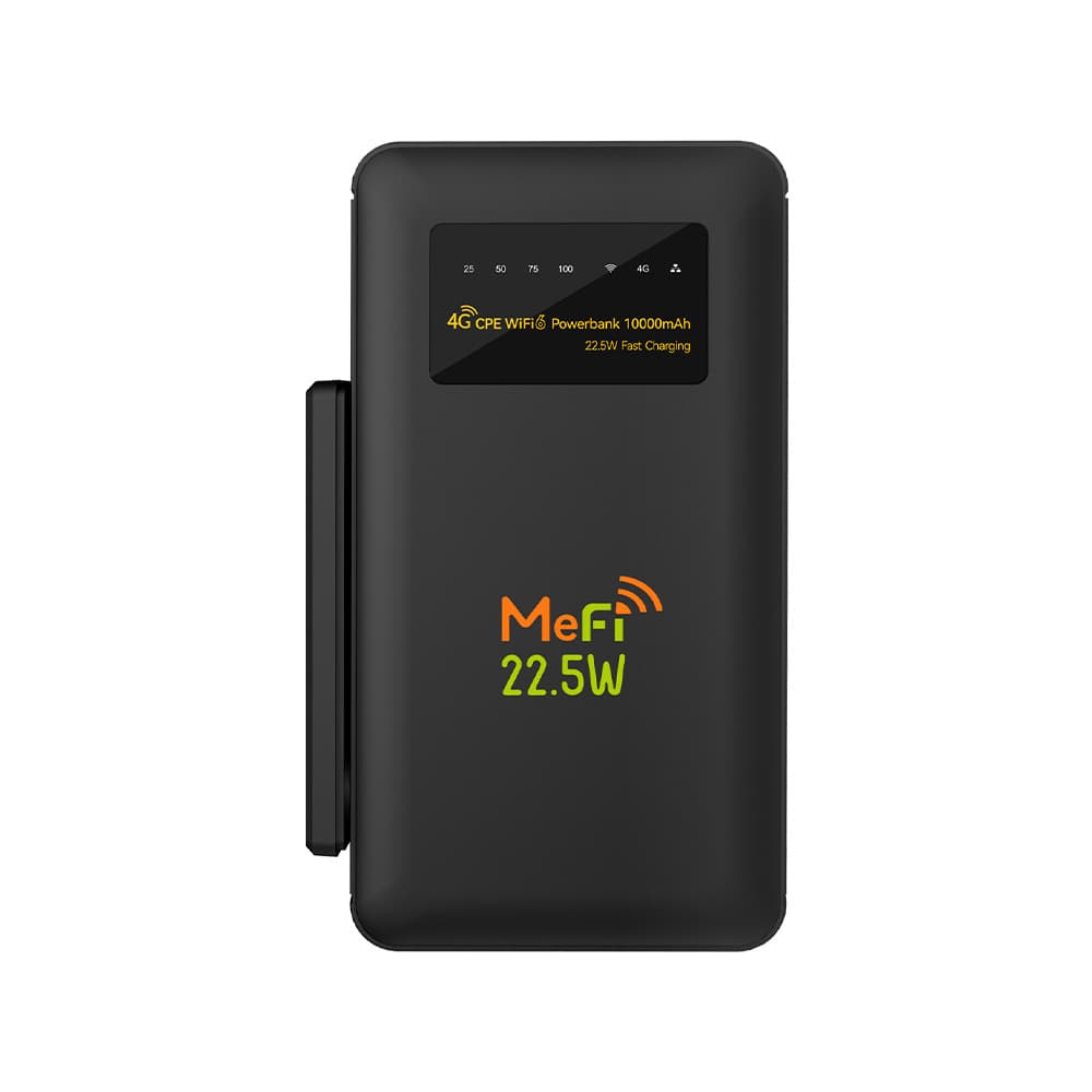 4G Card Slot MiFi WiFi 6 22.5W Fast Charging 10000mAh Portable WiFi Power Bank