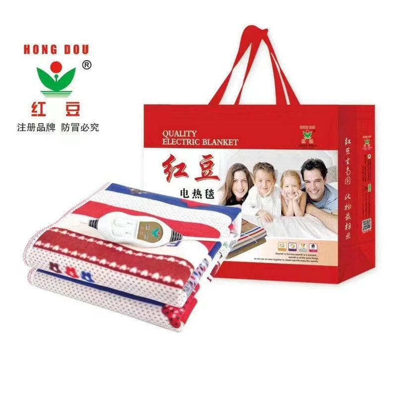 Genuine Red Bean Electric Blanket Single/Double Control Temperature Adjustment Extra Large Safe Smart Winter Home Student Dormitory Electric Mattress