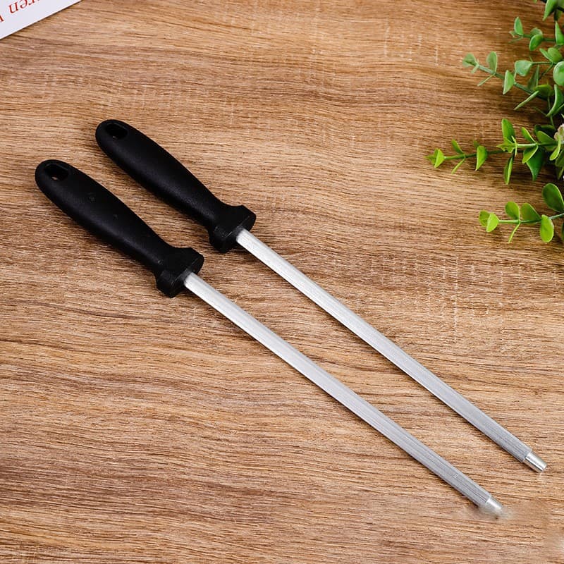 Household Sharpening Rod Butcher Ultra-Fine Handheld Knife Sharpening Stick High Hardness Kitchen Tool Sharpener Wholesale
