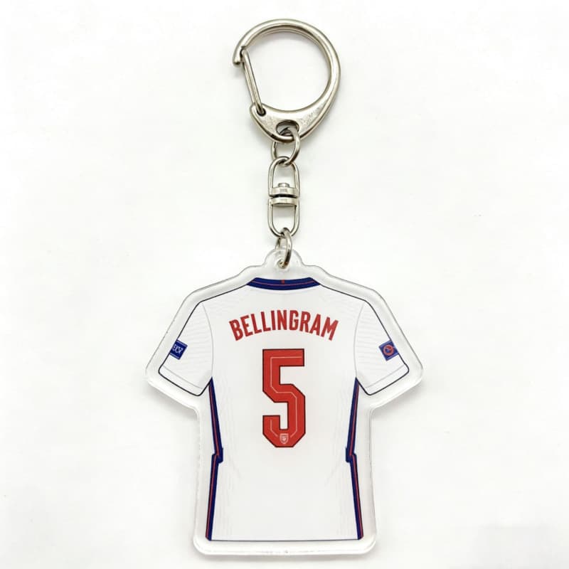 World Cup football peripherals star jersey acrylic keychain creative pendant Messi C Ronaldo fan souvenirs